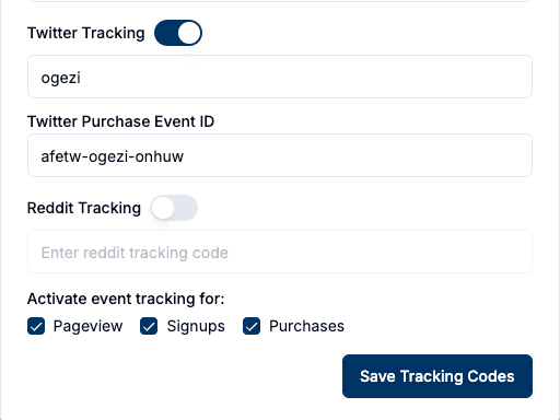 Track Conversions